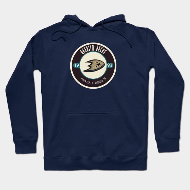 Anaheim Hockey Ducks Minimalist Logo Hoodie by teepublic9824@ryanbott.com